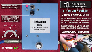 MOD® Kits DIY Suspended Chime Pedal Demo (Chorus \u0026 Chorus/Delay)