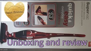 Morphy Richards Super Vac unboxing and review