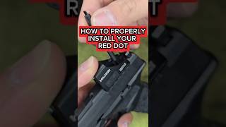 You installed your red dot wrong.... #reddot #holosun #torque #loctite #shortshottony #9mm