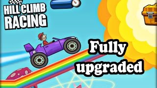 Hill Climb Racing: GARAGE RALLY CAR \ RAINBOW 8155m GamePlay