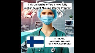 Study Nursing in Finland in English – Apply Now for 2025 Bachelor's Degree!