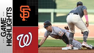 Giants vs. Nationals Game Highlights (7/22/23) | MLB Highlights