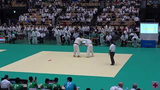 2018IH  柔道男子 100kg超級 3回戦 千野  桐蔭学園（神奈川県） 対 駒走 北海（北海道）