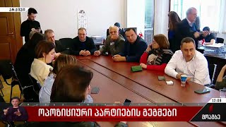 ოპოზიციური პარტიების გეგმები