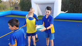 M Sports Footy For Kids Rugby Inflatable Pitches