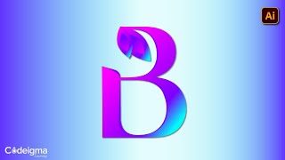 How To Create Letter B Modern Logo Design [Design 6] | Adobe Illustrator CC | Lettermark Logo Series