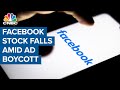 Facebook stock plunge as advertisers leave platform