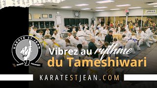 Quand le dojo vibre au rythme du Tameshiwari !