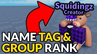 NameTags with Group Rank - Roblox Scripting Tutorial