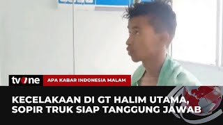 Detik-Detik Kecelakaan Beruntun di GT Halim Utama | AKIM tvOne