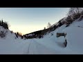 way to turgen aksu gorge after avalanche 4k