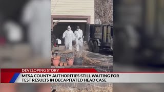 Test results still pending in decapitated head case