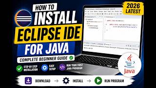 How to Install Eclipse IDE for Java in Windows (2026) | Complete Beginner Guide🔥🔥