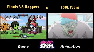 PVZ BAD BASH / BLOOM N BRAINS (Daddy Dearest Plants VS Rappers) | GAME x FNF Animation