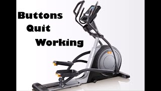 Repair Non-working Buttons On A Nordictrack Elliptical (No Unnecessary Dialogue)
