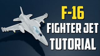 Plane Crazy | F-16 FIGHTER JET TUTORIAL (Revamped)