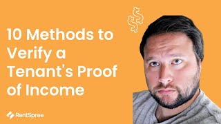 10 Methods to Verify a Tenant's Proof of Income