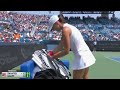 UMPIRE TELLS IGA SWIATEK TO STOP TALKING DURING COCO GAUFF MATCH - CINCINNATI 2023