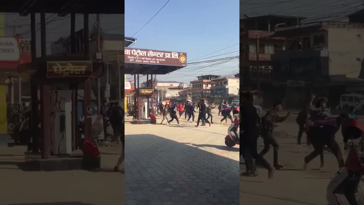 Nepali Boys Gang Fight In Chitwan Youtube