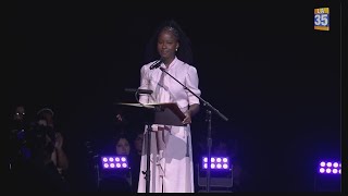 Amanda Gorman recites poem at Karen Bass' inauguration