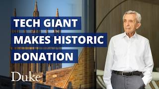 Tech giant makes $57 million donation to Duke