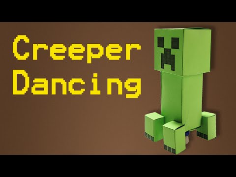 Minecraft How To Make A Creeper Dancing In Real Life Mini Bug Robot