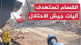 كتائب القسام تستهدف آليات جيش الاحتلال جنوب مدينة رفح في قطاع غزة