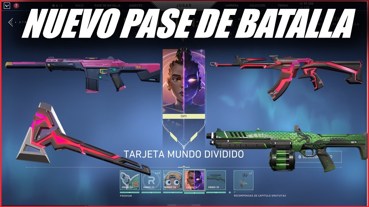 🔴 ASI ES EL NUEVO PASE DE BATALLA DE VALORANT 🔴 SORTEO 🎁 - YouTube