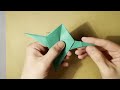 an easy origami pterodactyl dinosaur step by step tutorial