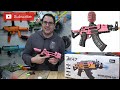 review yagee ak47 gel ball blaster full auto unboxing