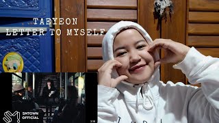 태연 (Taeyeon) 'Letter To Myself' (MV Reaction)