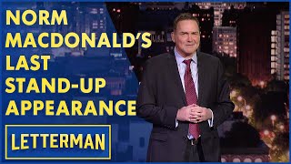Norm MacDonald's Final Stand-Up Performance On Letterman