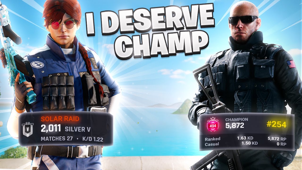 You Vs Rank You Deserve Rainbow Six Siege Youtube