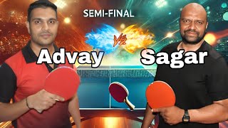 Semi-Final Clash: Advay vs Sagar  Spin Mastery vs Backhand Power