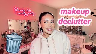 DECLUTTERING & ORGANIZING MY ENTIRE MAKEUP COLLECTION 🤭  *pre spring cleaning*