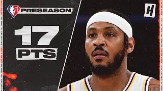 Carmelo Anthony 17 PTS 5 THREES Full Highlights vs Suns | 2021 NBA Preseason