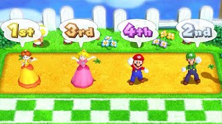Mario Party 10 Minigames - Daisy vs Peach vs Mario vs Luigi (Master CPU)