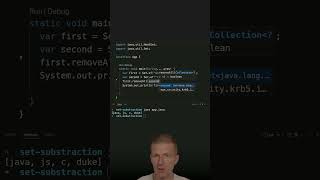 Quick and Ugly: How to Subtract Collections / Sets #java #shorts #coding #airhacks