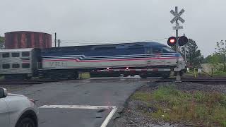 VRE train speeds across Lansdowne Road