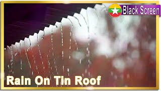 Relaxing Rain Sounds on a Tin Roof (NO Thunder) for Sleep & Relaxation 10 Hours Natural White Noise