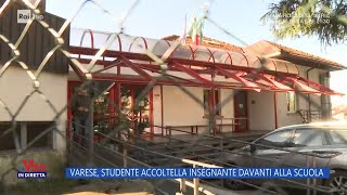 Varese, studente accoltella insegnante davanti alla scuola - La Vita in diretta - 05/02/2024