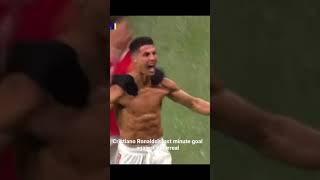 Cristiano Ronaldo’s last minute goal against Villarreal