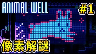 神級解謎遊戲 居然只要33M?   動物井【Animal well】 遊戲實況 遊戲流程 #1