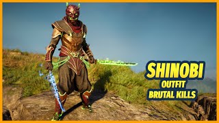 Shinobi Oni Armour Brutal Kills [Assassin's Creed Valhalla]