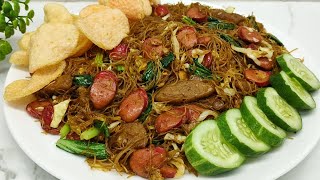 RESEP BIHUN GORENG ABANG ABANG enak banget