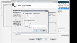 Adding Database Model to Visual Studio 2012
