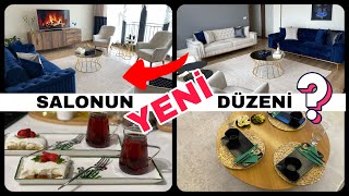 EŞİMİN ELLERİNDEN SALON DEĞİŞİMİ ❌ SİZCE NASIL OLMUŞ 🤷🏻‍♀️ETİMEK TATLISI 💯 KILIFLARI DEĞİŞTİRECEM