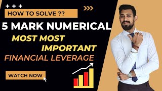 5 MARK NUMERICAL QUESTION | Must DO | Financial Management | Trading on EQUITY