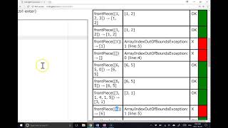 Coding Bat Solutions - Arrays 1 - frontPiece