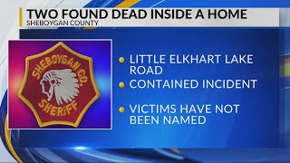 Two found dead inside Sheboygan County home, investigation underway